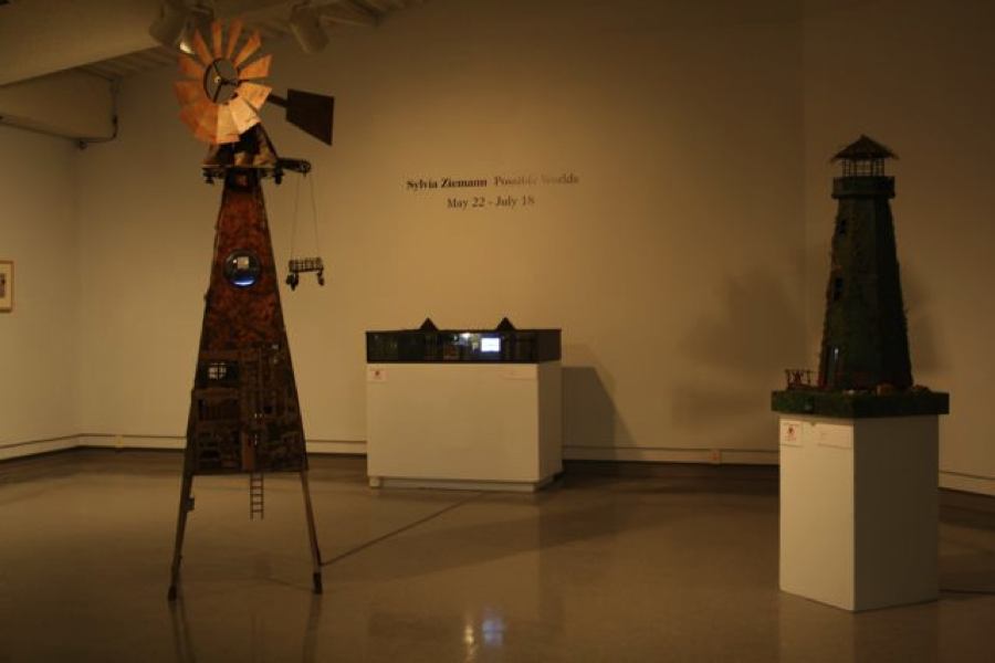 Sylvia Ziemann windmill in gallery